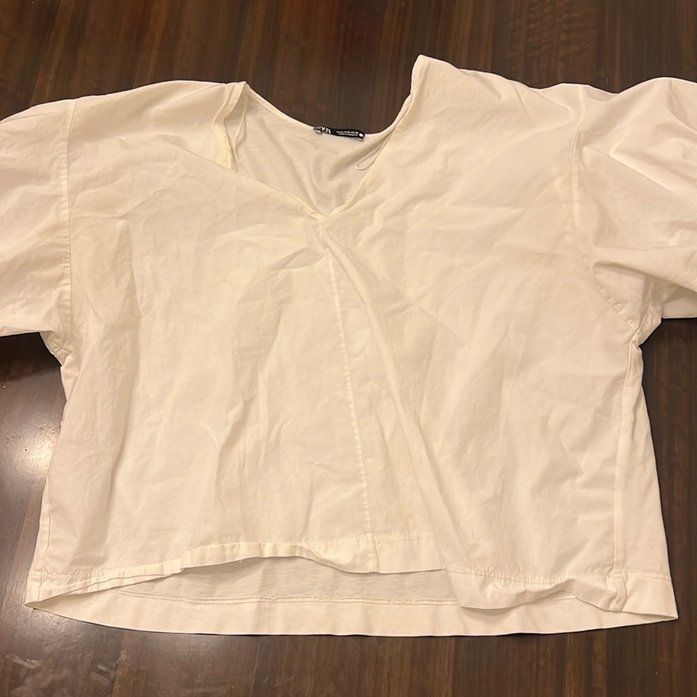 ZARA white top
